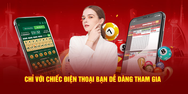 Chỉ với chiếc điện thoại bạn dễ dàng tham gia