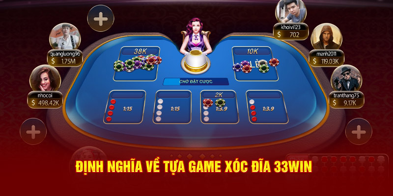 Định nghĩa về tựa game xóc đĩa 33win